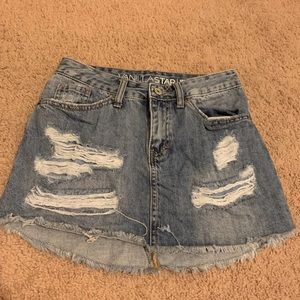 jean skirt
